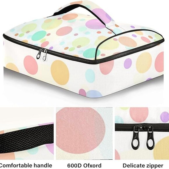 Casserole Carriers for Hot or Cold Food Reusable Casserole Dish Carrier Insulate - Picture 10 of 11